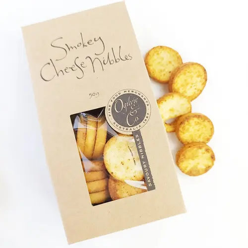 Ogilvie & Co. Smokey Cheese Nibbles 50g Ogilvie & Co. Smokey Cheese Nibbles 50g