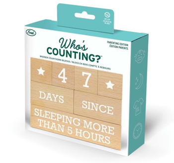 Who's Counting? Wooden Countdown Blocks Who's Counting? Wooden Countdown Blocks