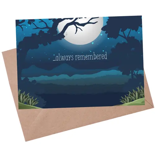'Always Remembered' Sympathy Card 'Always Remembered' Sympathy Card