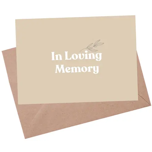 In Loving Memory In Loving Memory