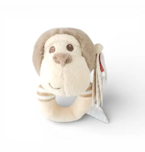 Keeleco Ring Rattle Monkey 14cm Keeleco Ring Rattle Monkey 14cm