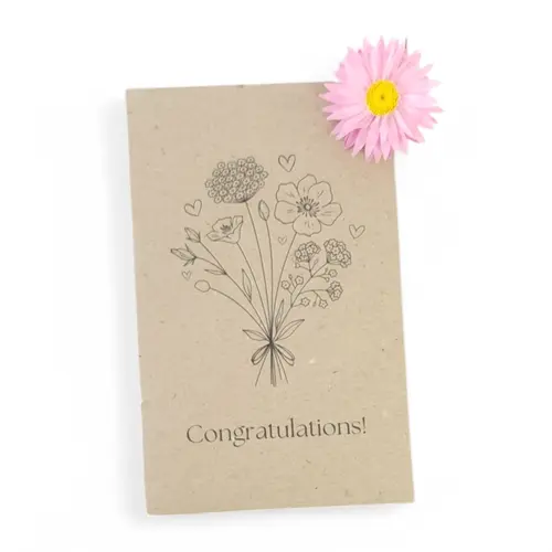 Bee Kind 'Congratulations' Flowers Gift of Seeds Bee Kind 'Congratulations' Flowers Gift of Seeds