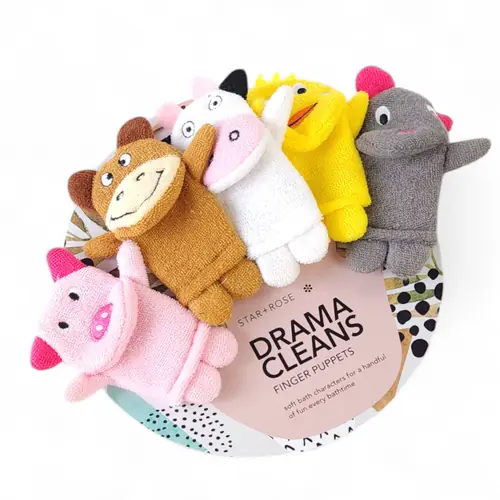 Drama Cleans Bathtime Finger Puppets Drama Cleans Bathtime Finger Puppets