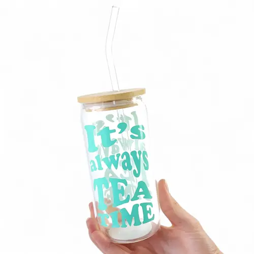 Glass Tumbler - Tea Time! Glass Tumbler - Tea Time!