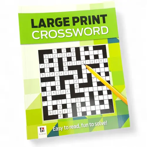 Puzzle Book - Large Print Crossword Puzzle Book - Large Print Crossword
