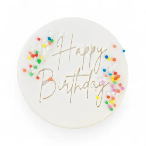 Cookie - 'Happy Birthday' Freckles Cookie - 'Happy Birthday' Freckles