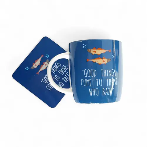 Mug & Coaster Set - 'Those Who Bait' Mug & Coaster Set - 'Those Who Bait'