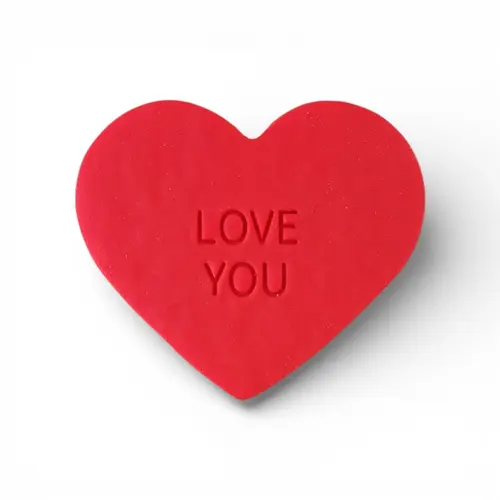 Cookie - 'Love You' Iced Shortbread Heart 10cm Cookie - 'Love You' Iced Shortbread Heart 10cm