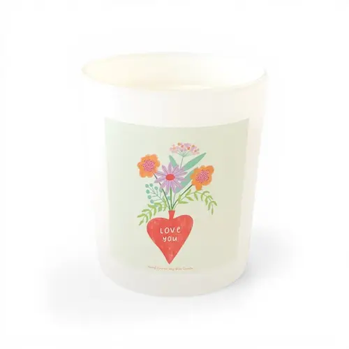 Candle - Bloom 'Love You' Soy Wax Jar Candle - Bloom 'Love You' Soy Wax Jar
