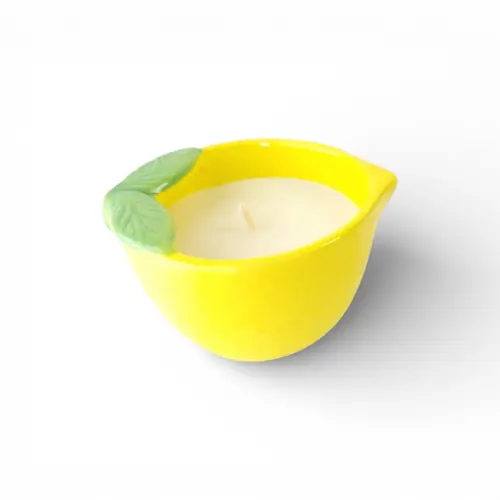 Ceramic Candle - Citrus Lemon Ceramic Candle - Citrus Lemon