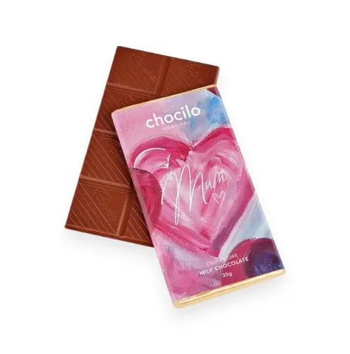 Chocilo Melbourne 'Mum' Milk Choc Bar 35g Chocilo Melbourne 'Mum' Milk Choc Bar 35g