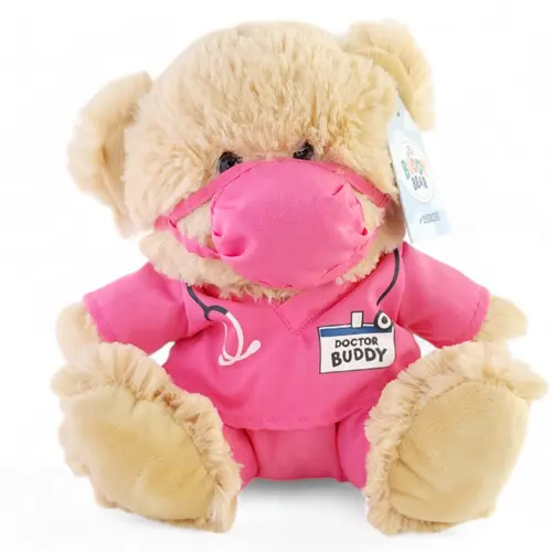 Buddy Dr & Nurse Teddy Asstd 30cm