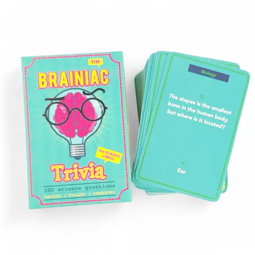 Card Game - Brainiac Trivia