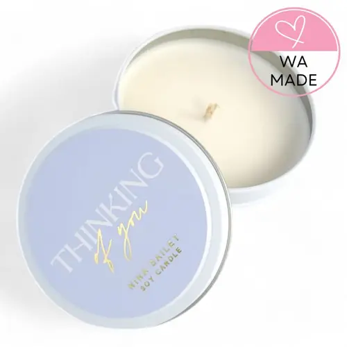 Candle Tin Soy - "Thinking of You'