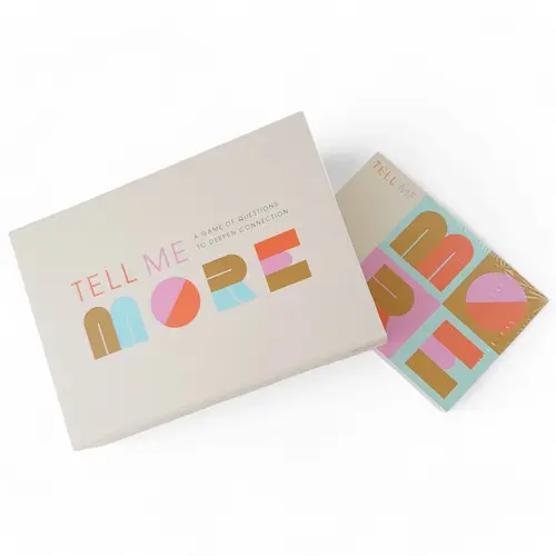 Card Games - 'Tell Me More' 52 Conversation Starters' Card Set