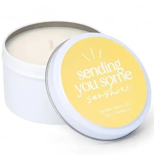 Candle Tin Soy - Sending You Some Sunshine