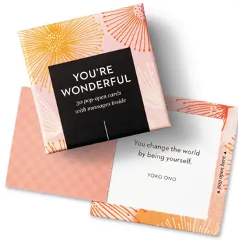 Pop Open Cards - You're Wonderful