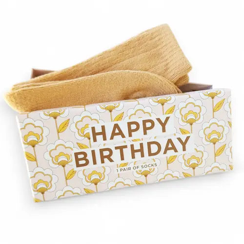 Gift Box of Socks - Happy Birthday