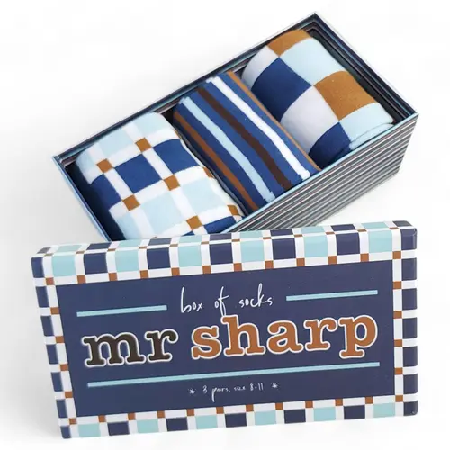 Box of Socks - Mr Sharp 3 Pairs