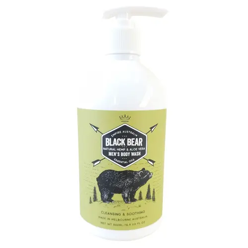 Black Bear Natural Men's Body Wash 500ml