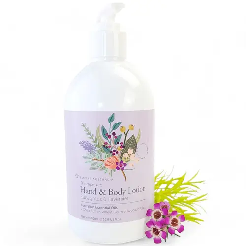 Therapeutic Eucalyptus & Lavender, Hand & Body Lotion 500ml