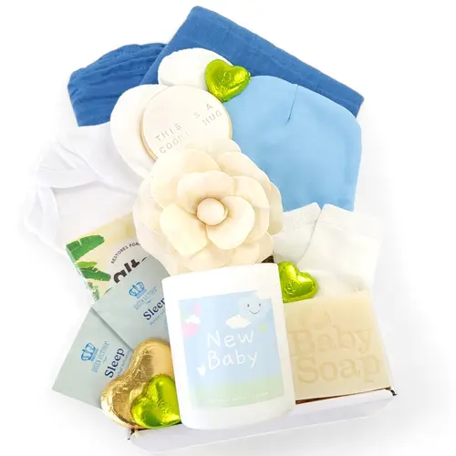 Baby Candle Gift Box - Blue