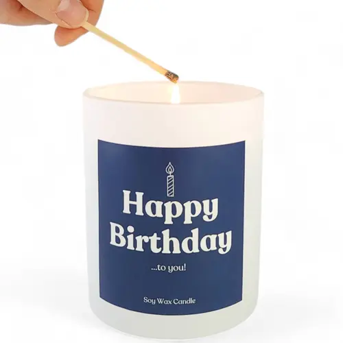 Candle - 'Happy Birthday To You' Soy Wax Candle Jar