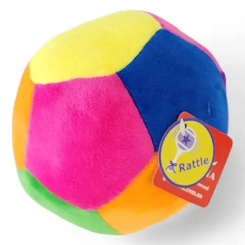 Nursery Ball With Rattle 20cm