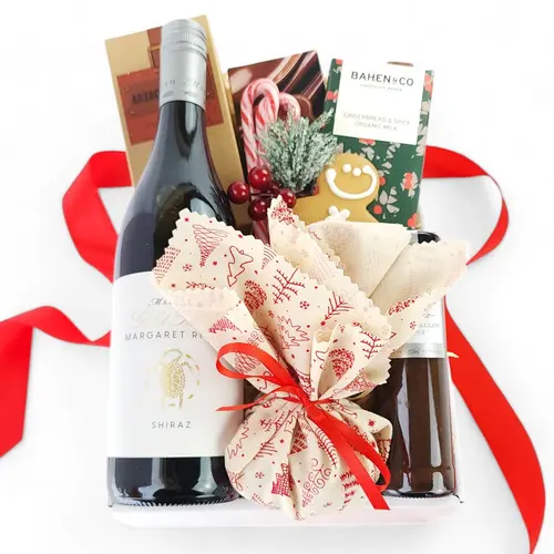 Wine & Pud - Red Gift Box