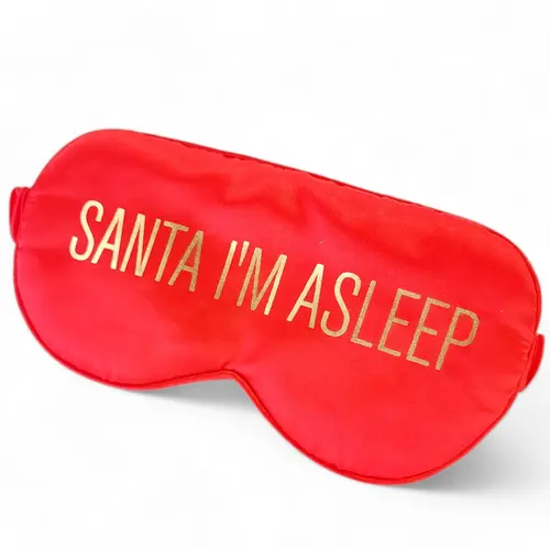 Santa I'm Sleeping Sleeping Mask