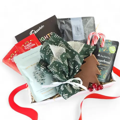 Christmas Greenery Gift Box