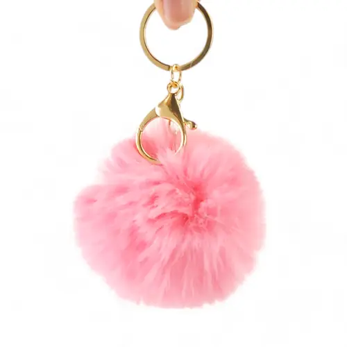 Fluffy Key Chain - Various Colours