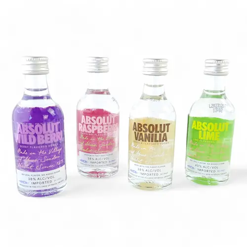 Mini Bottles - Absolut Vodka - Asstd