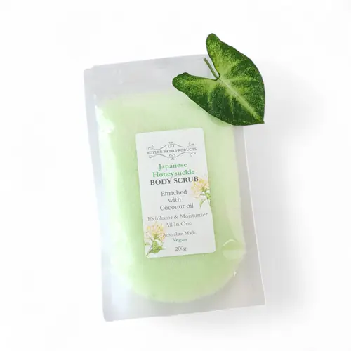 Butler's Bath Japanese Honeysuckle Scrub 200g Butler's Bath Japanese Honeysuckle Scrub 200g