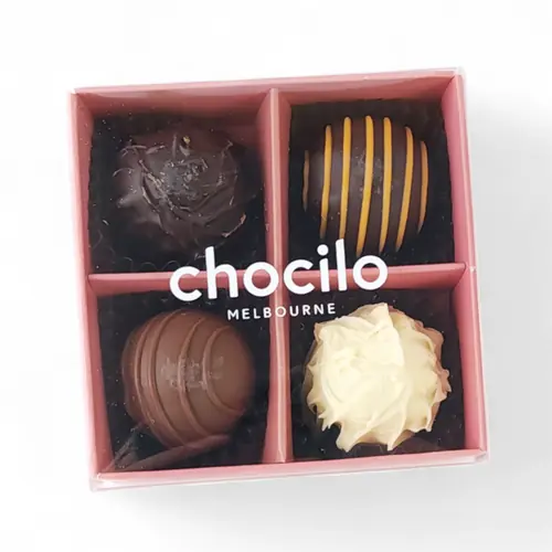 Chocilo Melbourne 4 Pk Truffle Asst Gift Box Chocilo Melbourne 4 Pk Truffle Asst Gift Box