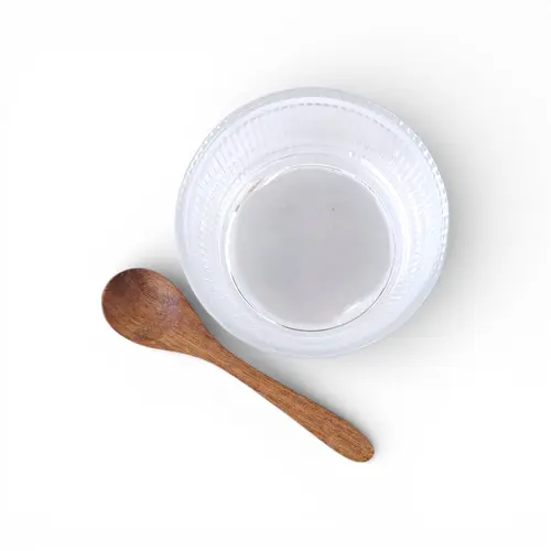 1. Assemble Glass Condiment Bowl & Wooden Spoon Set thumbnail