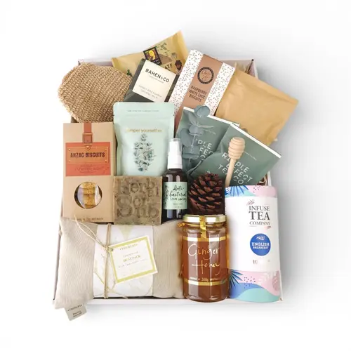 A Deluxe Care Package Gift Box A Deluxe Care Package Gift Box