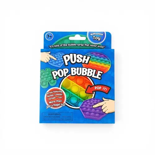 Push Pop Bubble Fidget Toy - Heart 14.5cm Push Pop Bubble Fidget Toy - Heart 14.5cm