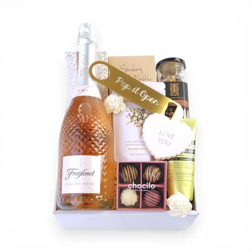 Pop it Open Rose Bubbles Gift Box