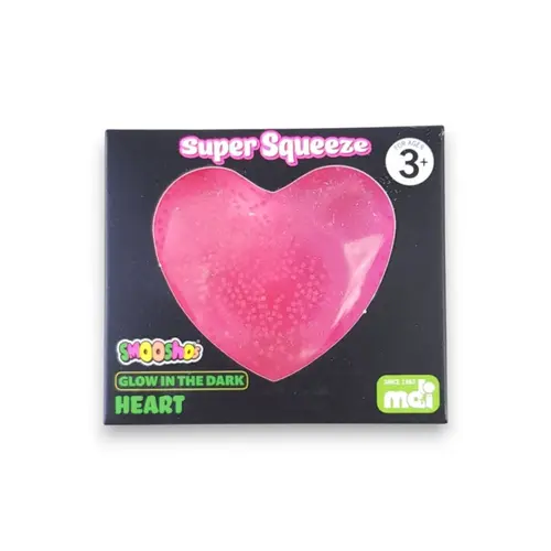 Smooshos Super Squeeze Glow in the Dark Heart 3+ Smooshos Super Squeeze Glow in the Dark Heart 3+