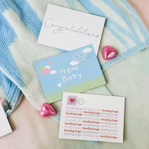 3. Dream Cuddles Teddy Gift Box - Blue thumbnail