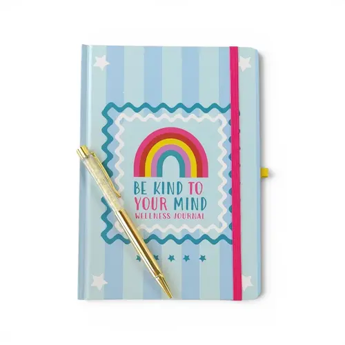 Journal - Be Kind to Your Mind, with Citrine Pen Journal - Be Kind to Your Mind, with Citrine Pen
