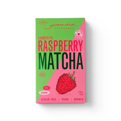 Grounded Pleasures Raspberry Matcha 20 Serves Grounded Pleasures Raspberry Matcha 20 Serves