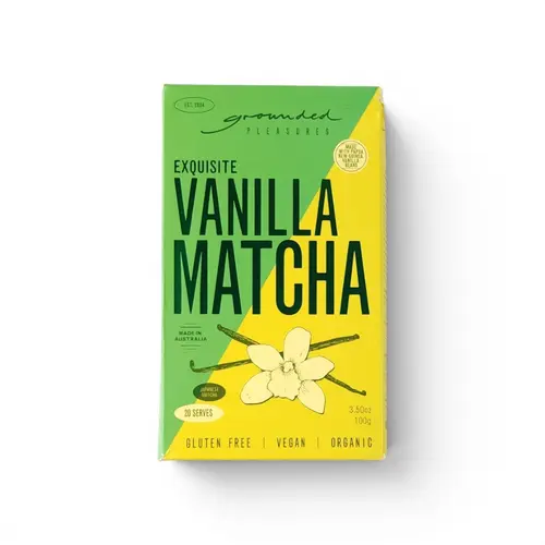 Grounded Pleasures Vanilla Matcha 20 Serves Grounded Pleasures Vanilla Matcha 20 Serves