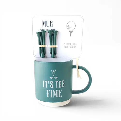 Mug - 'It's Tee Time' With Golf Tees Mug - 'It's Tee Time' With Golf Tees