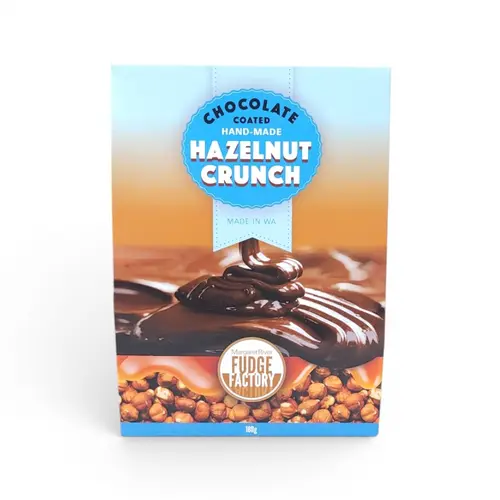 Margaret River Fudge Factory Hazelnut Crunch 200g Margaret River Fudge Factory Hazelnut Crunch 200g